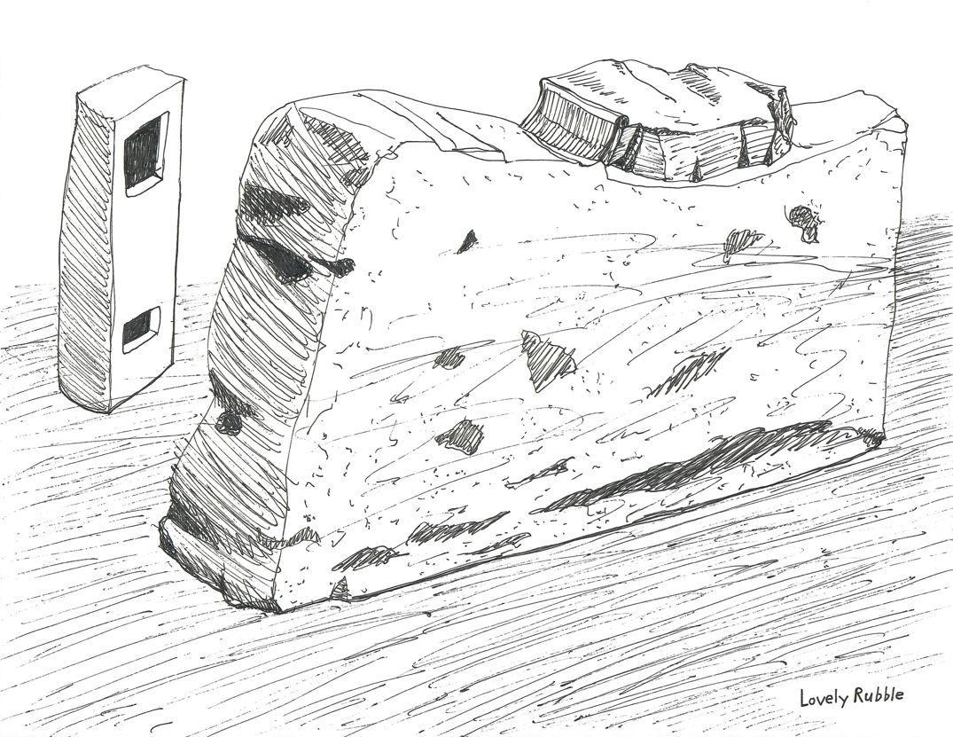 Flat slab standing