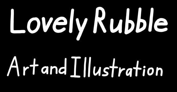 Lovely Rubble Art and Illustration Site Banner